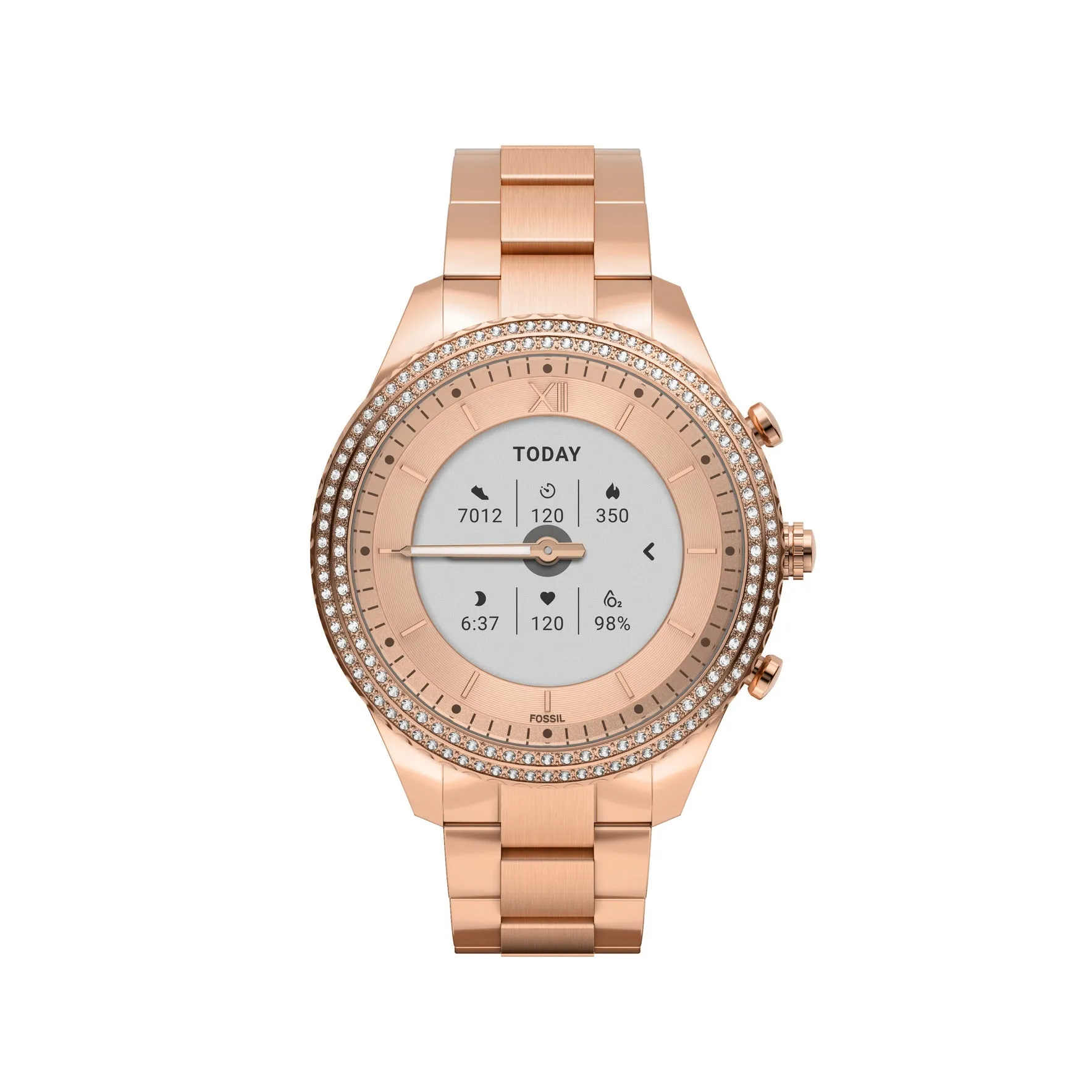 Stella Gen 6 Hybrid Smartwatch Rose Gold-Tone Stainless Steel