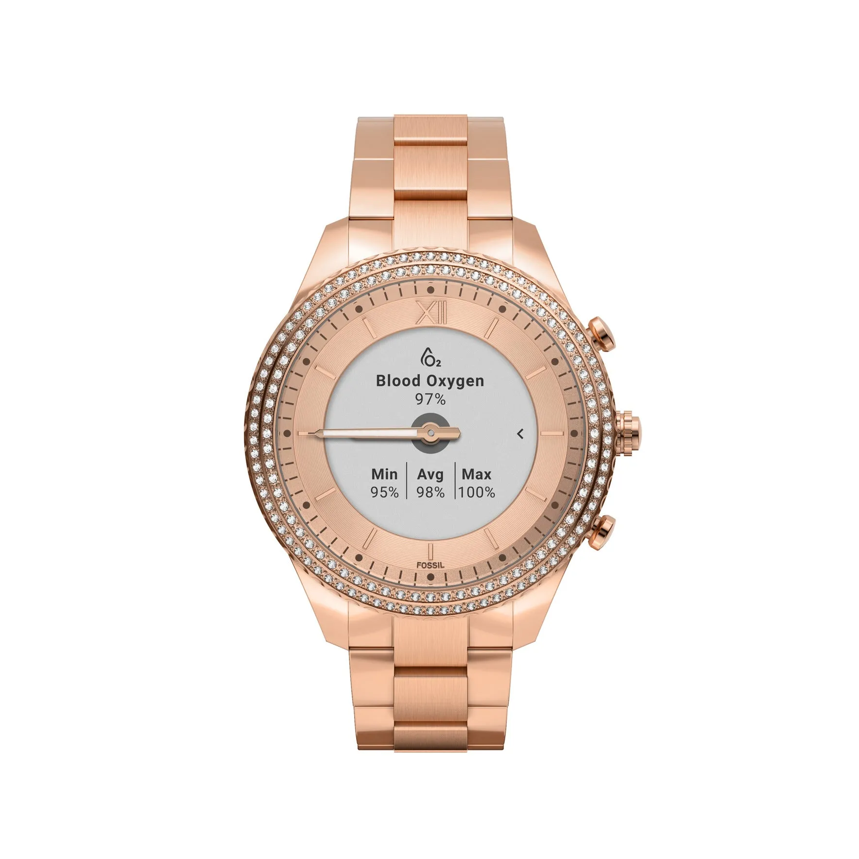 Stella Gen 6 Hybrid Smartwatch Rose Gold-Tone Stainless Steel