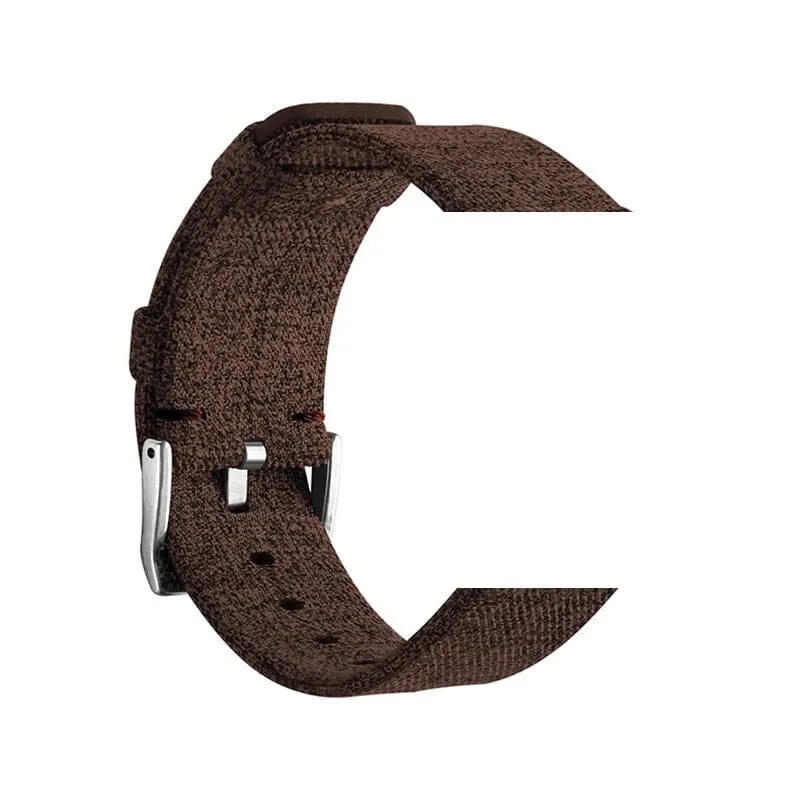 Stylish Canvas Watch Straps Compatible with Samsung Galaxy Watch 46mm