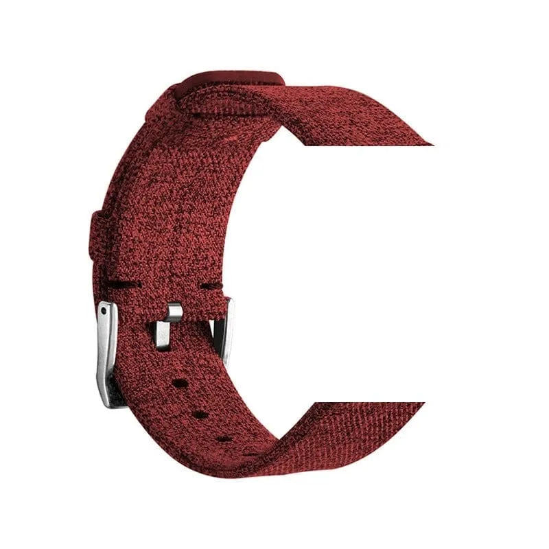 Stylish Canvas Watch Straps Compatible with Samsung Galaxy Watch 46mm