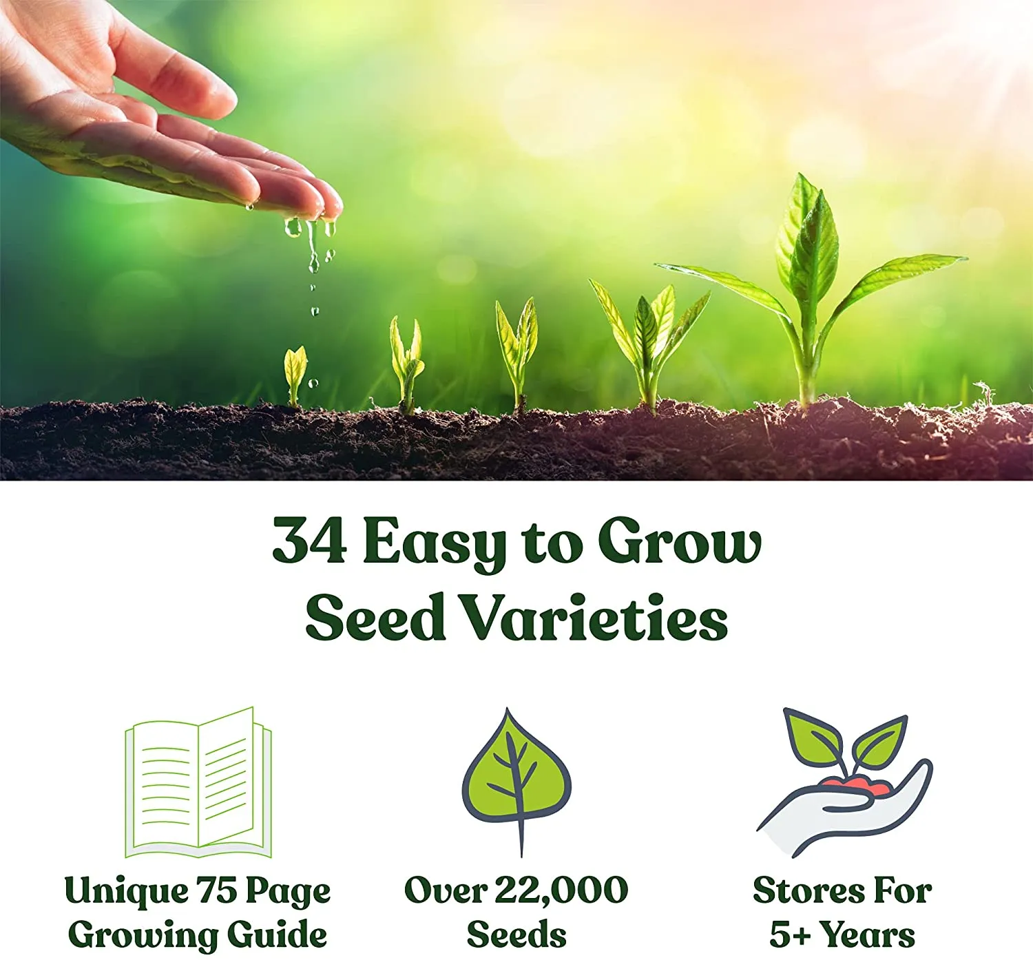 Sustainable Seed Company Bugout Seed Bag - 34 Varieties - Over 22,000 Seeds