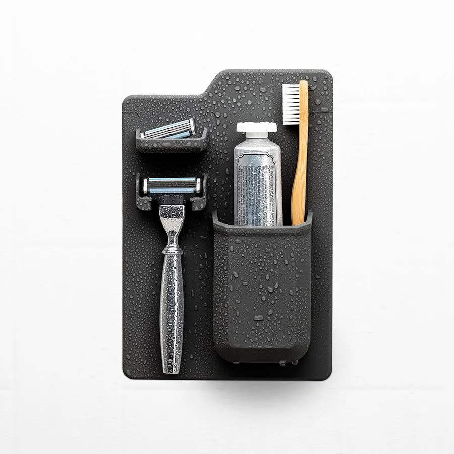 Tooletries The Harvey Toothbrush and Razor Holder, Charcoal