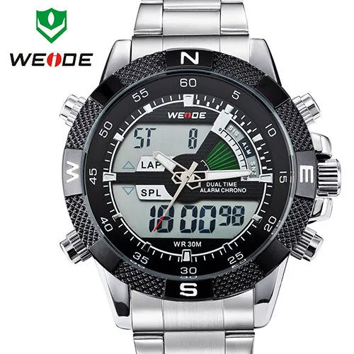 Top Sale WEIDE Men Sports Watch Multi-function Military Watch for Men Quartz Relogio Masculino Analog-Digital