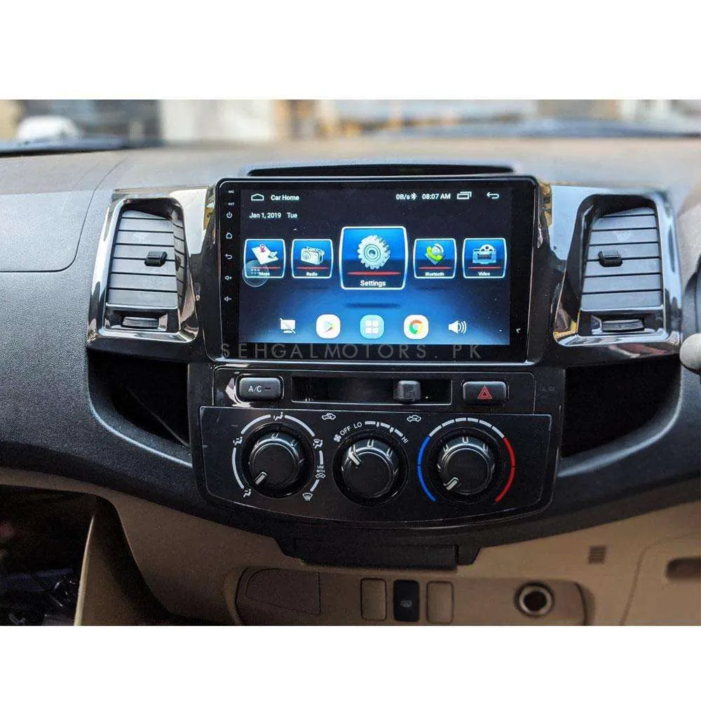 Toyota Hilux Vigo Android LCD Black 10 Inches Thailand Model - Model 2005-2016