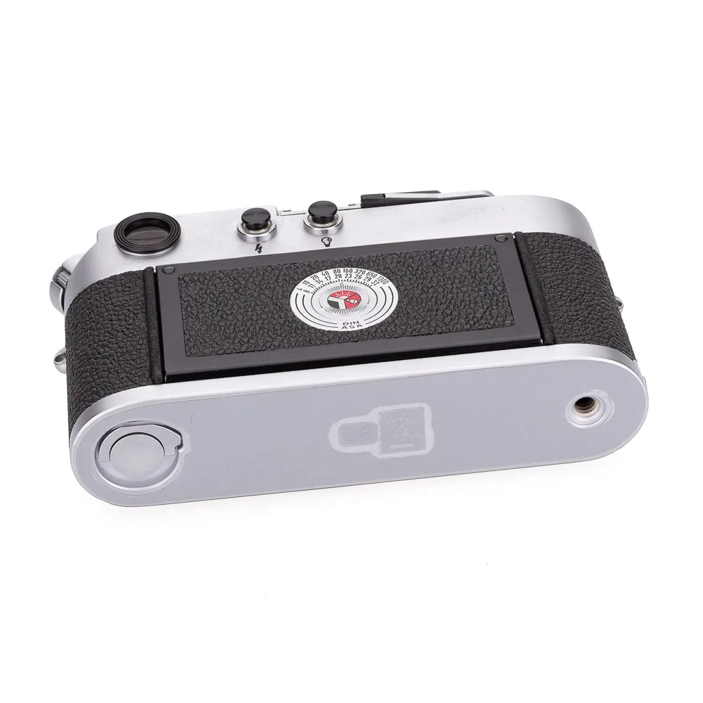 Used Leica M4, silver chrome with Meter MR (MP Finder) - Recent Leica Wetzlar CLA