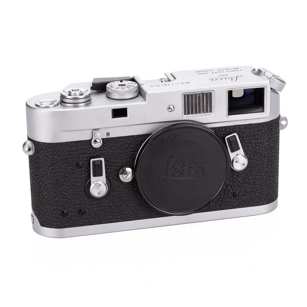 Used Leica M4, silver chrome with Meter MR (MP Finder) - Recent Leica Wetzlar CLA