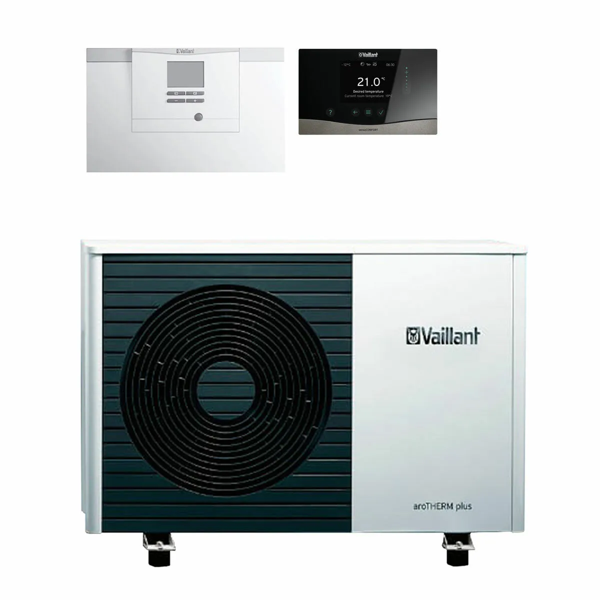 Vaillant aroTHERM plus VWL 55/6 air-to-water heat pump 5 kW 230 V single-phase monobloc R290 A   high temperature