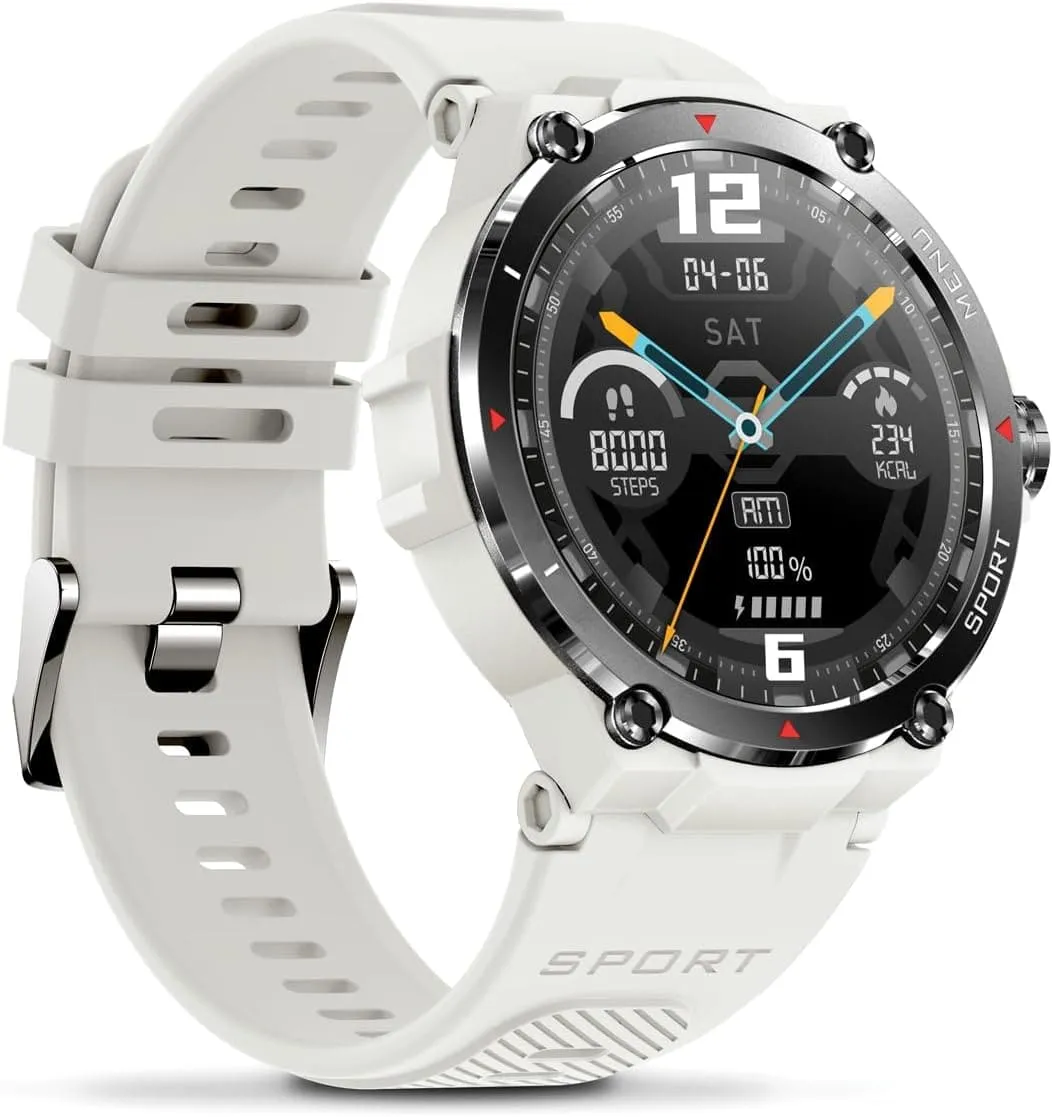 Veho Kuzo F1S Sports Smart Watch - White