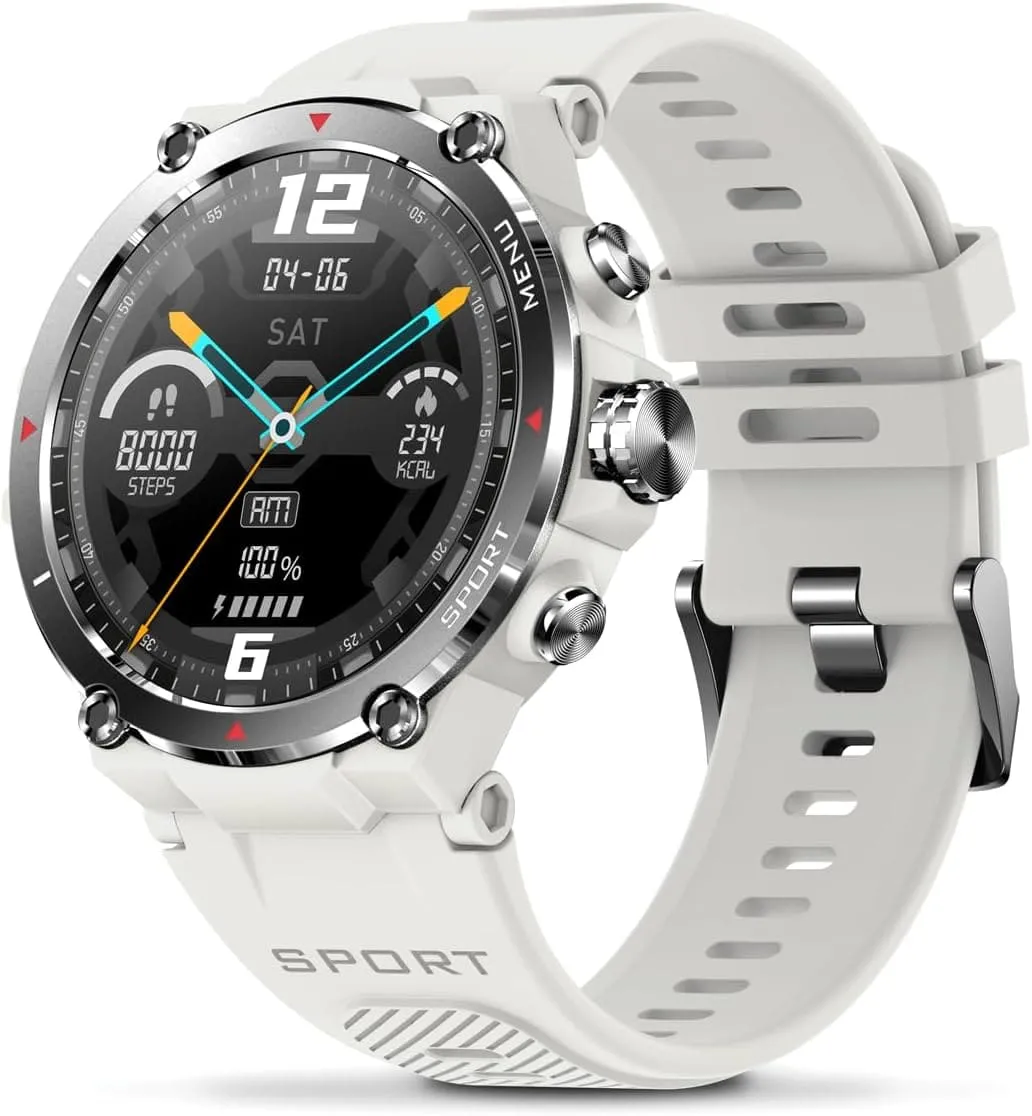 Veho Kuzo F1S Sports Smart Watch - White