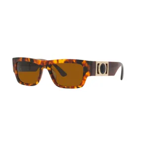 Versace Unisex Havana Sunglasses with Brown Anti-Reflective Lenses VE_4416U_511963_53mm