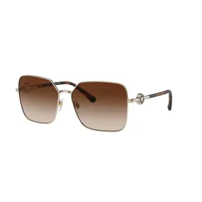 Versace Women's Gold Sunglasses with Brown Gradient Lenses VE_2227_125213_59mm