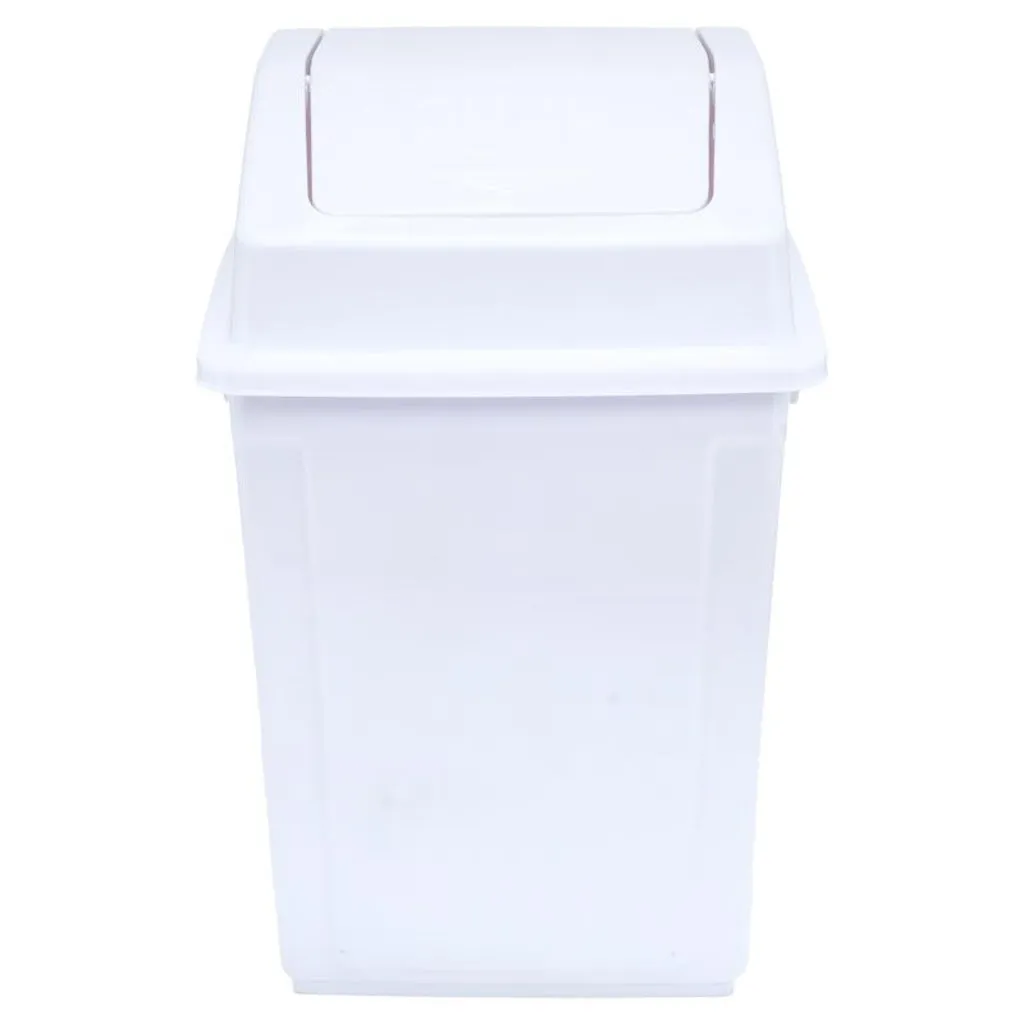 Xtra Kleen Heavy Duty Swing Top Bin White 60L