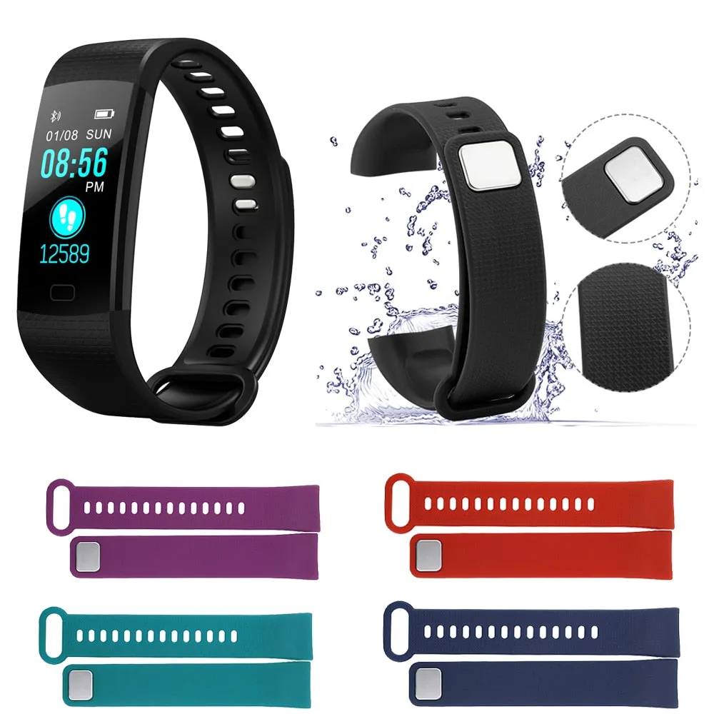 Y5 Smart Band Heart Rate Tracker Fitness Tracker Y5 Smartband Smart Bracelet Waterproof Smart Wristband Smart Watch Men